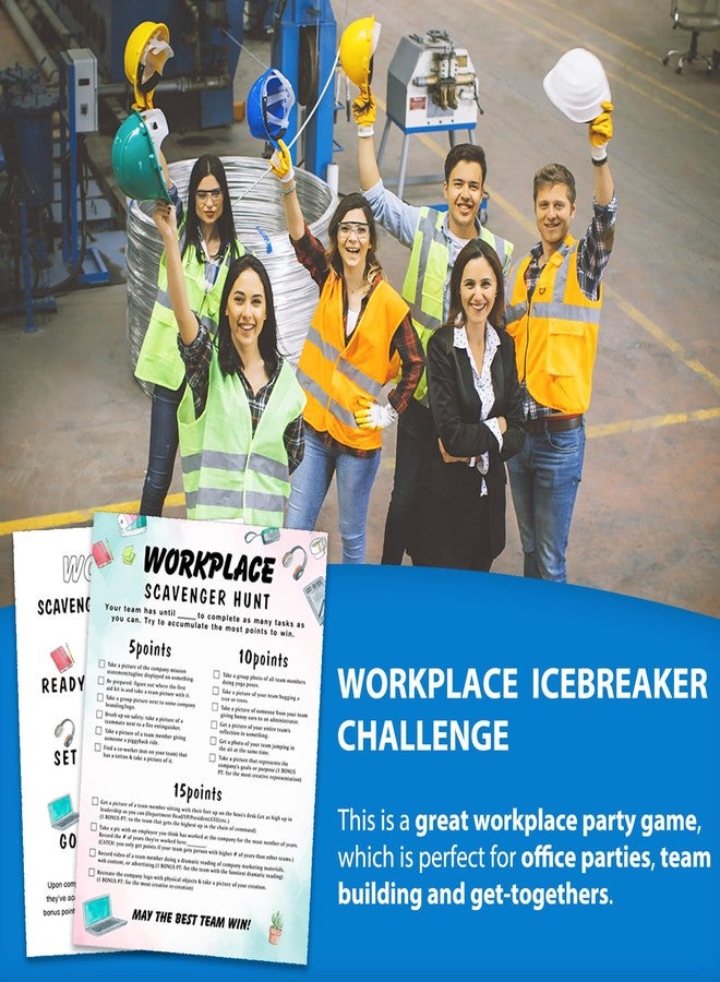 QOFO Work Party Photo Scavenger Hunt,Office Party Game & Ice Breaker Challenge,Workplace Scavenger Hunt,Team Building Games for Work Adults,Co-Worker Group Ice Breaker Game,Factory Team Building Game-Q5 - Image 4